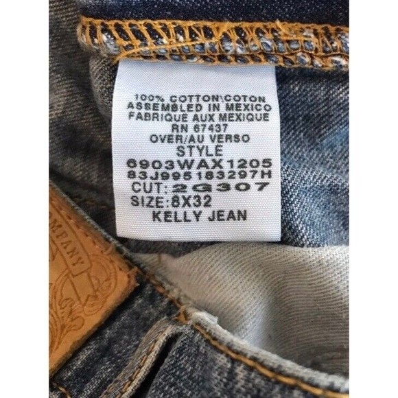 Polo Ralph Lauren Women’s Kelly Bootcut Mid Rise Blue Jeans Size 8X32 - Picture 4 of 8